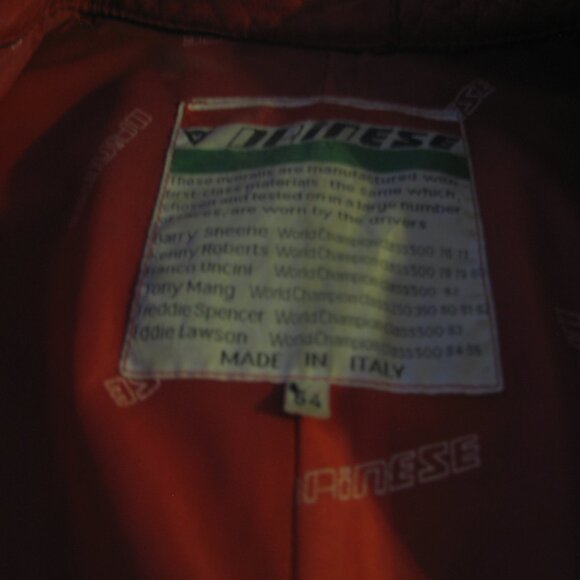 vintage Dainese Motocycle leather suit - Picture 12 of 13